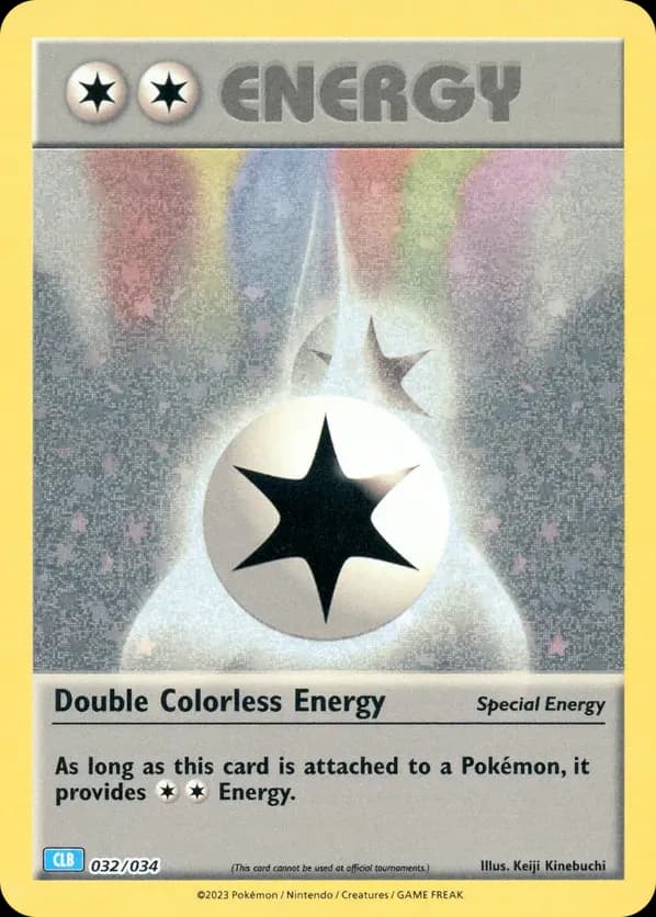 Double Colorless Energy