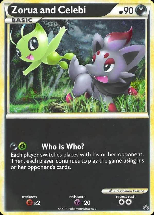 Zorua and Celebi
