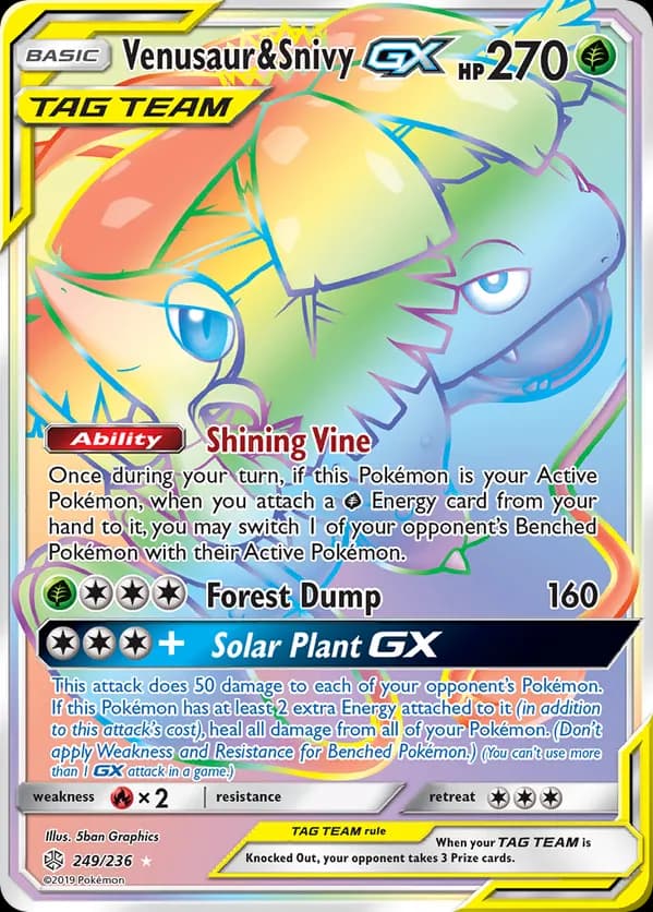 Venusaur & Snivy-GX
