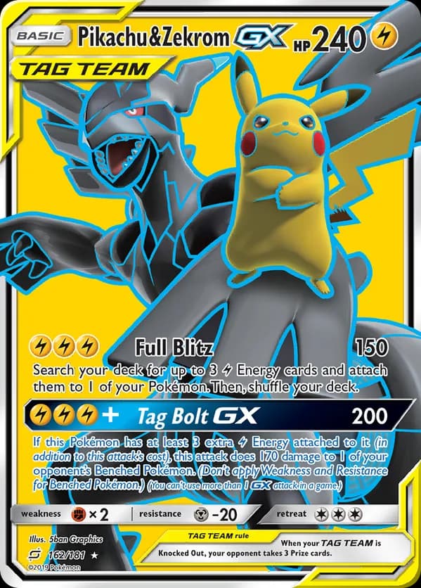 Pikachu & Zekrom-GX