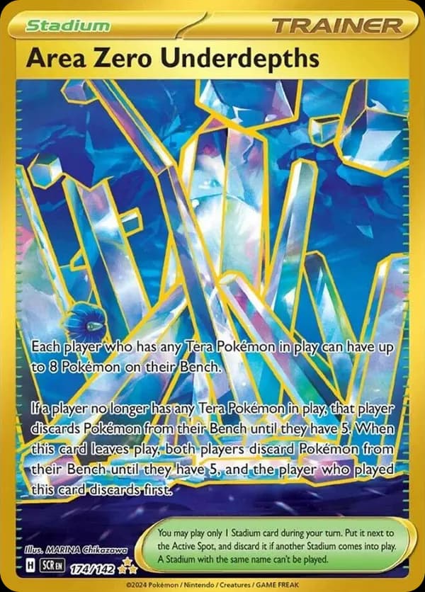 Area Zero Underdepths