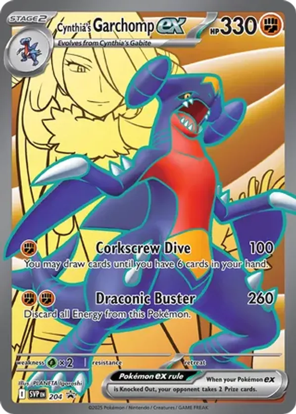 Cynthia’s Garchomp ex