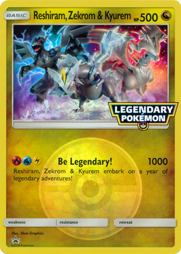 Reshiram, Zekrom & Kyurem